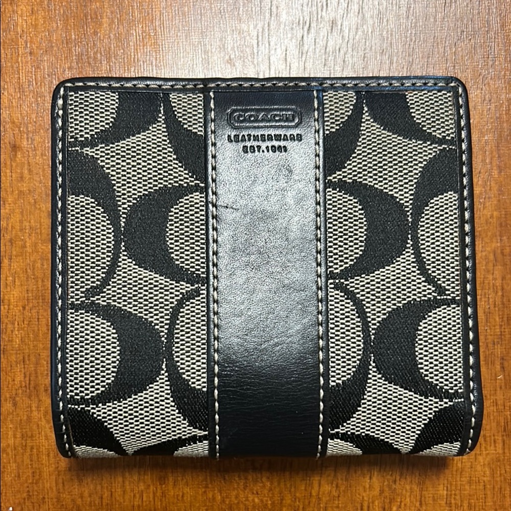 Coach signature wallet